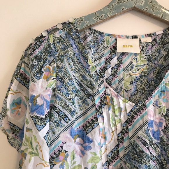 Maeve Floral Print Blouse - Picture 2 of 6